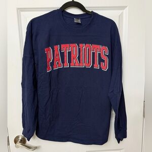 Patriots Sequin Long Sleeve Top